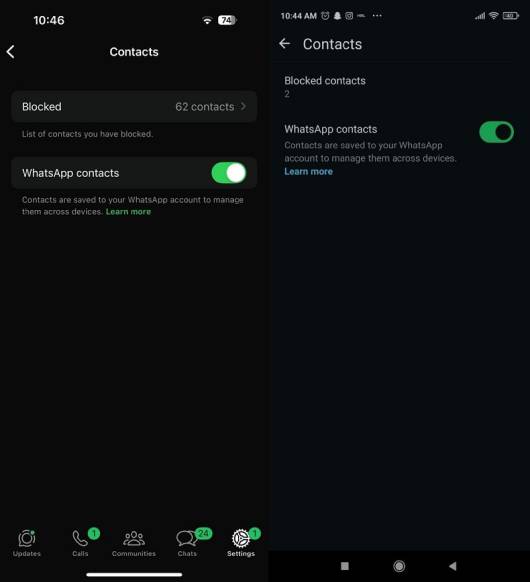 block contacts on whatsapp