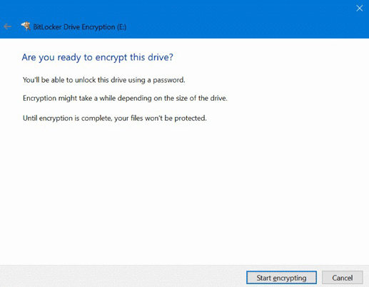 password protect usb drive windows 10