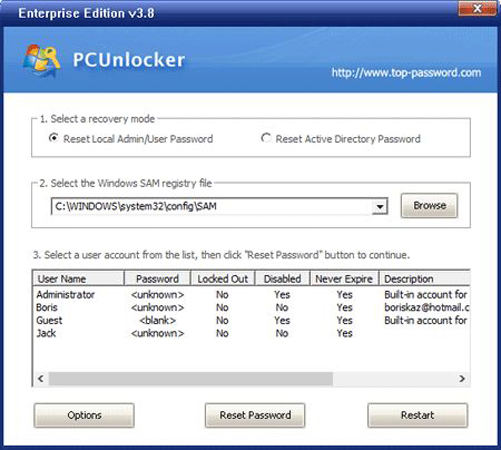 password cracker windows xp free download