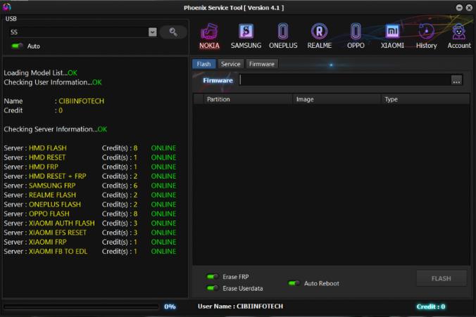 phoenix service tool