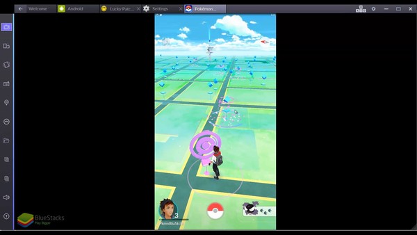 play pokemon go on pc with bluestacks
