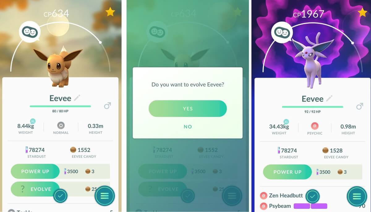 All Pokemon Go Eevee Evolution Hack Name Cheats Control Evolution