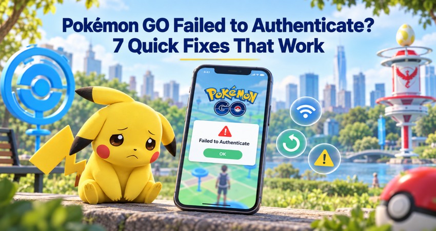 Pokémon GO Failed to Authenticate