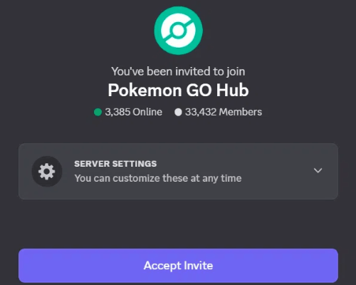 pokemon go hub discord