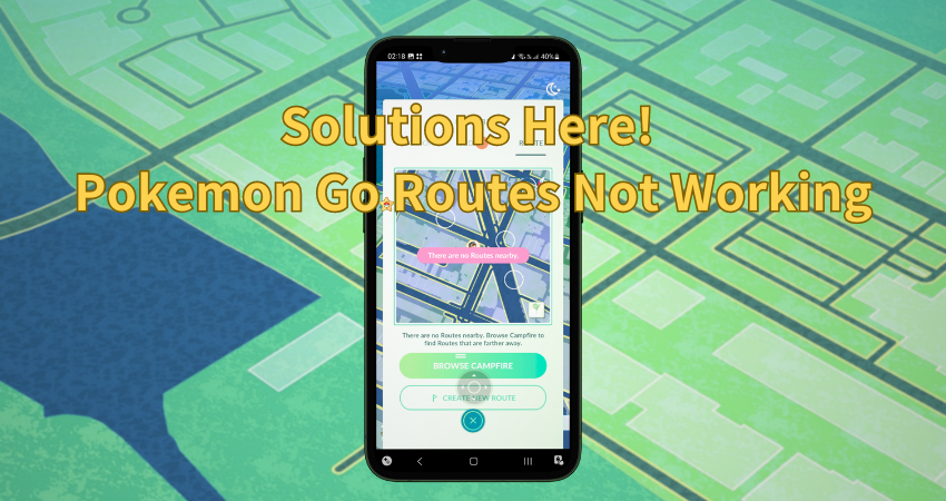 pokemon go routes not working