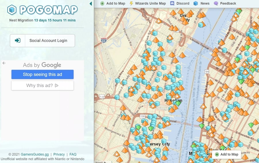 Pokémon Go' Unown Location Coordinates: London player creates heat map to  show nests