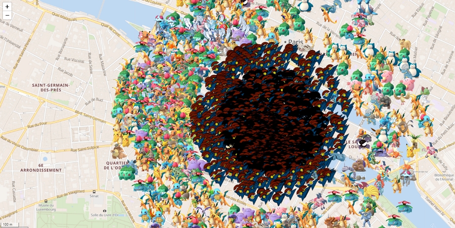 Found: The Exact Location of All the Pokémon in Pokémon Go - Atlas Obscura