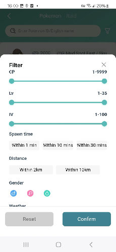 pokemon resource filter