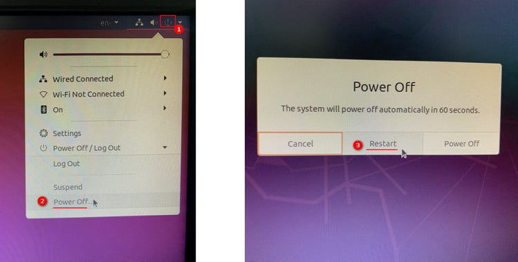 exit Ubuntu