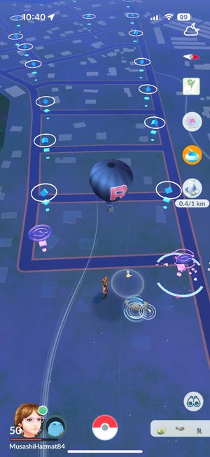random pokestops to get metal coat