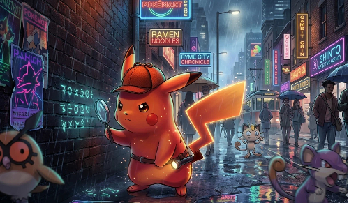 rarest pokemon 15 Shiny Detective Pikachu