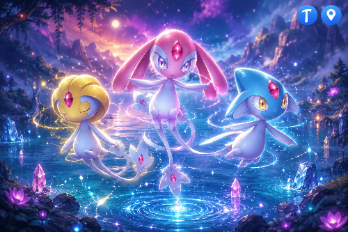 rarest pokemon 5 Azelf Mesprit Uxie