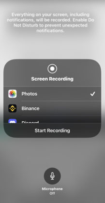 Re-enable voice control