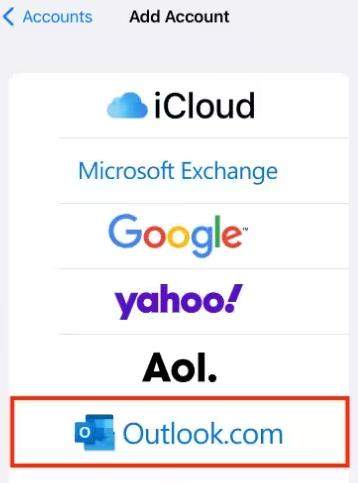 readd outlook account