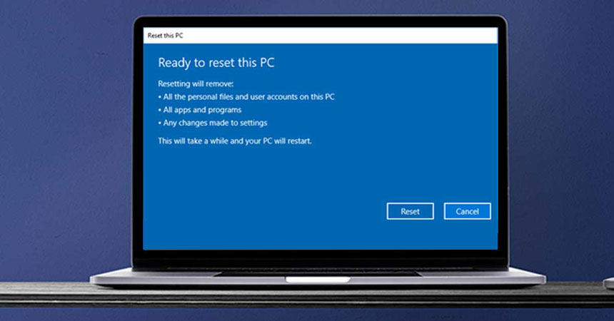 how to reset a pc to factory settings