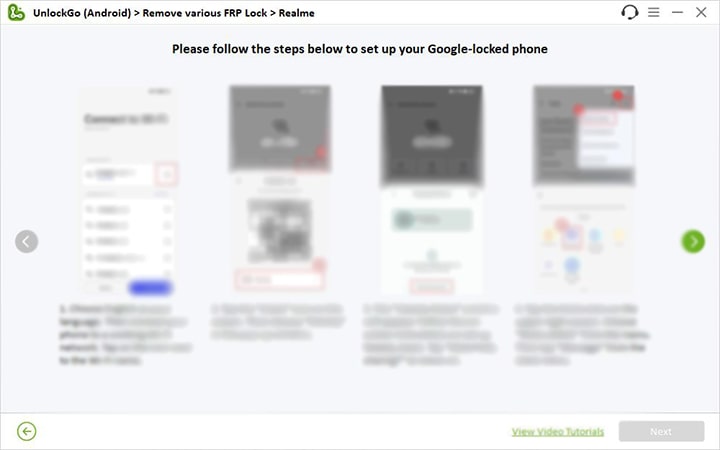 set up google-locked realme device