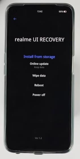 realme ui recovery