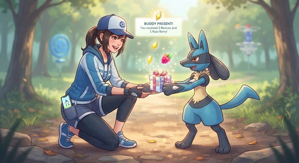 receive presents from buddy
