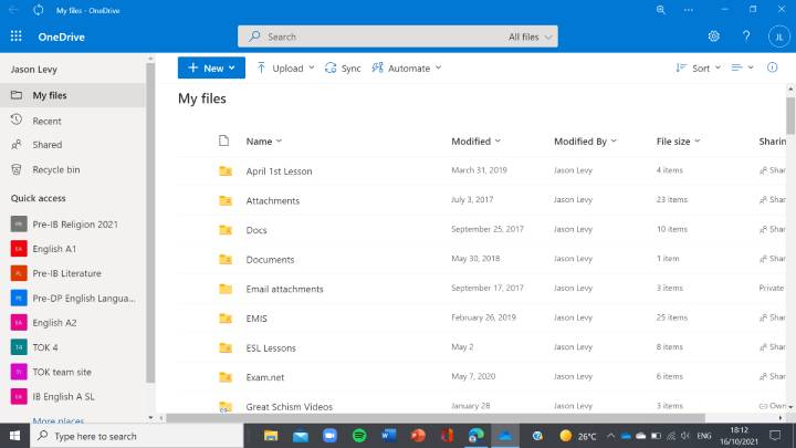 onedrive recycle bin