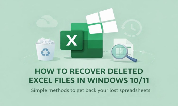 recover deleted excel files