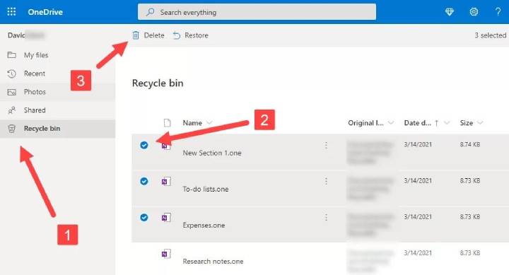 recover pdf from one drive
