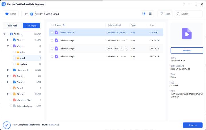 windows data recovery video main