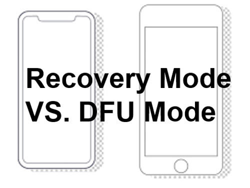 recovery mode vs dfu mode