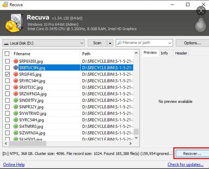 recover data from formatted usb