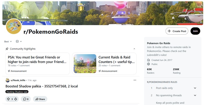 reddit pokemon go raids