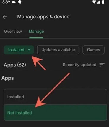 App Recovery - Get Uninstalled – Apps no Google Play