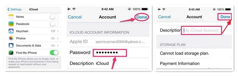icloud password to unlock iphone backup