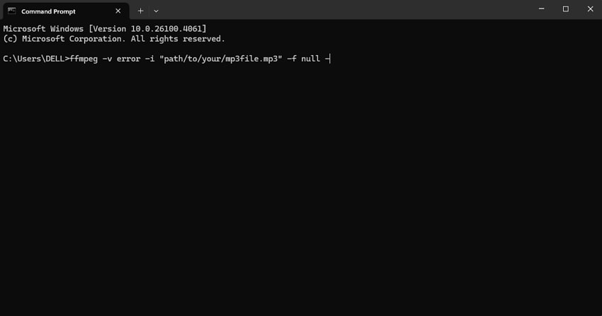 enter commands in ffmpeg and continue