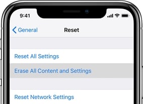 Difference Between Reset All Settings and Erase All Content and Settings 