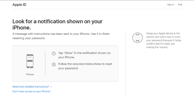 reset apple id password iforgot.com