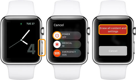 Apple watch reset passcode best sale