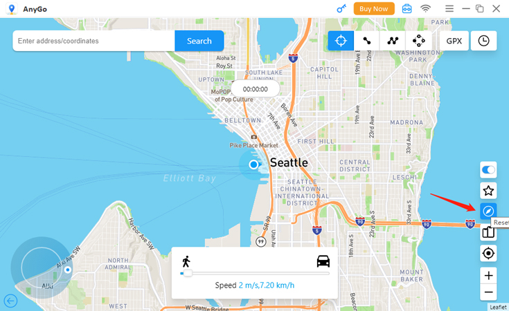 reset location anygo