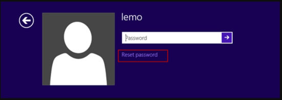 I forgot my laptop password windows 8