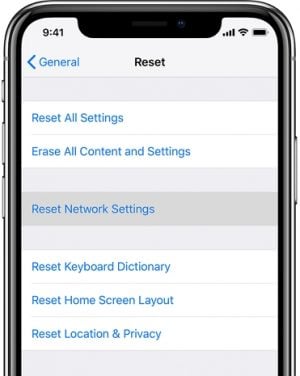 What Does Reset Network Settings Do on iPhone