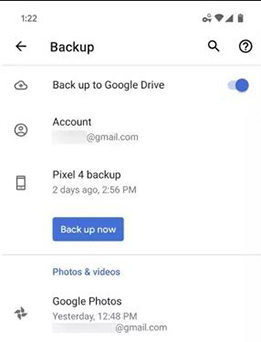 recover from android backup