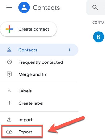 restore contacts from google gmail