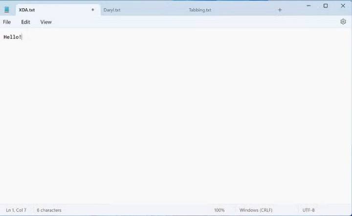 Restore unsaved Notepad tabs on Windows
