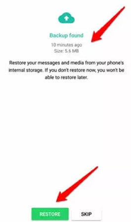 how to see deleted messages on whatsapp without any app google drive