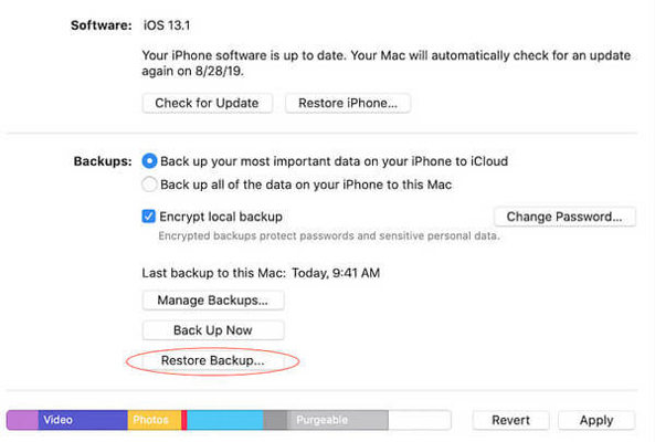 restore whatsapp backup itunes 2