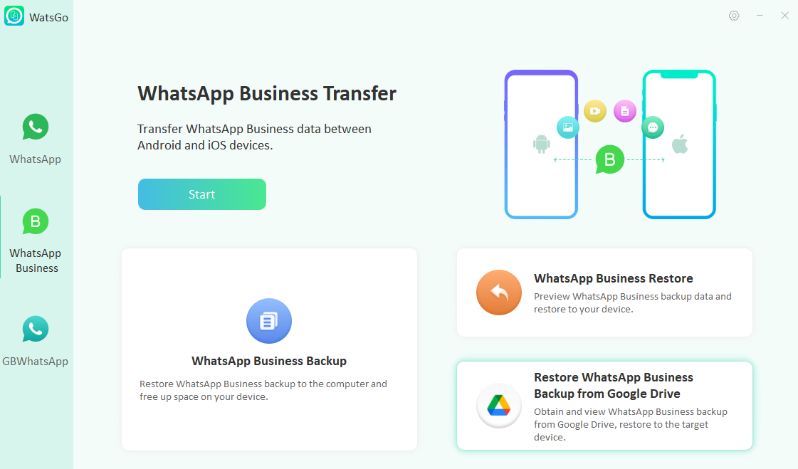 watsgo main interface