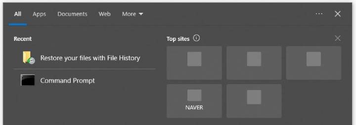 restore your files with file history