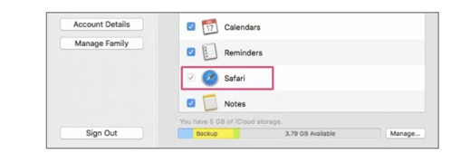 Prevent safari frequently visited data loss