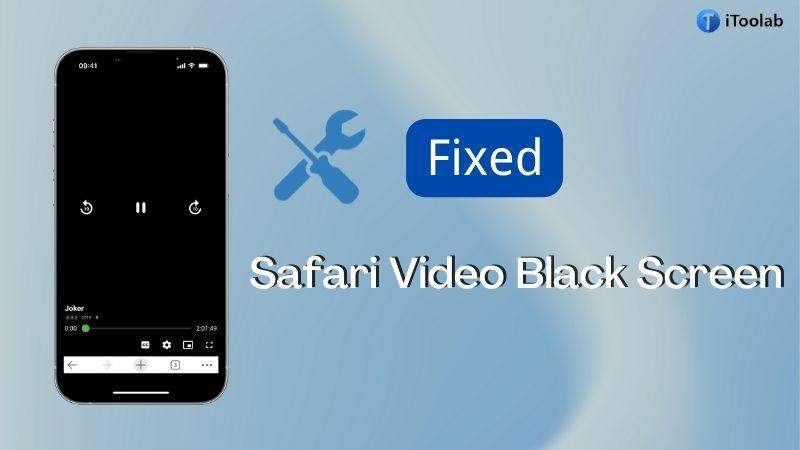 safari black screen video