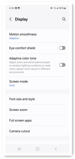 samsung adaptive color tone