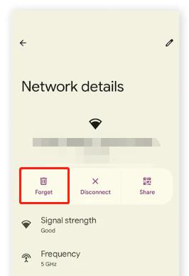 samsung forget network