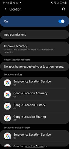 samsung location improve accuracy
